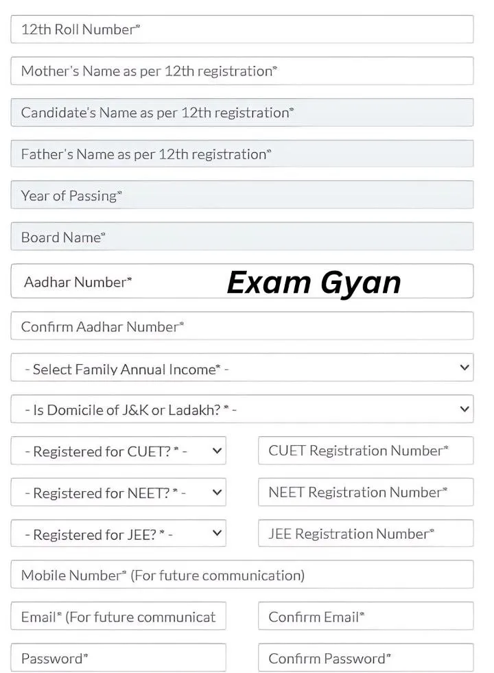 PMSSS 2024-25 Registration Apply