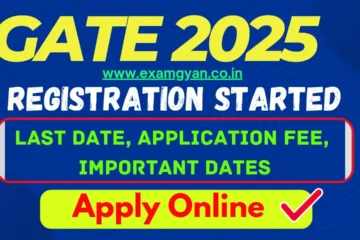 GATE 2025 Registration